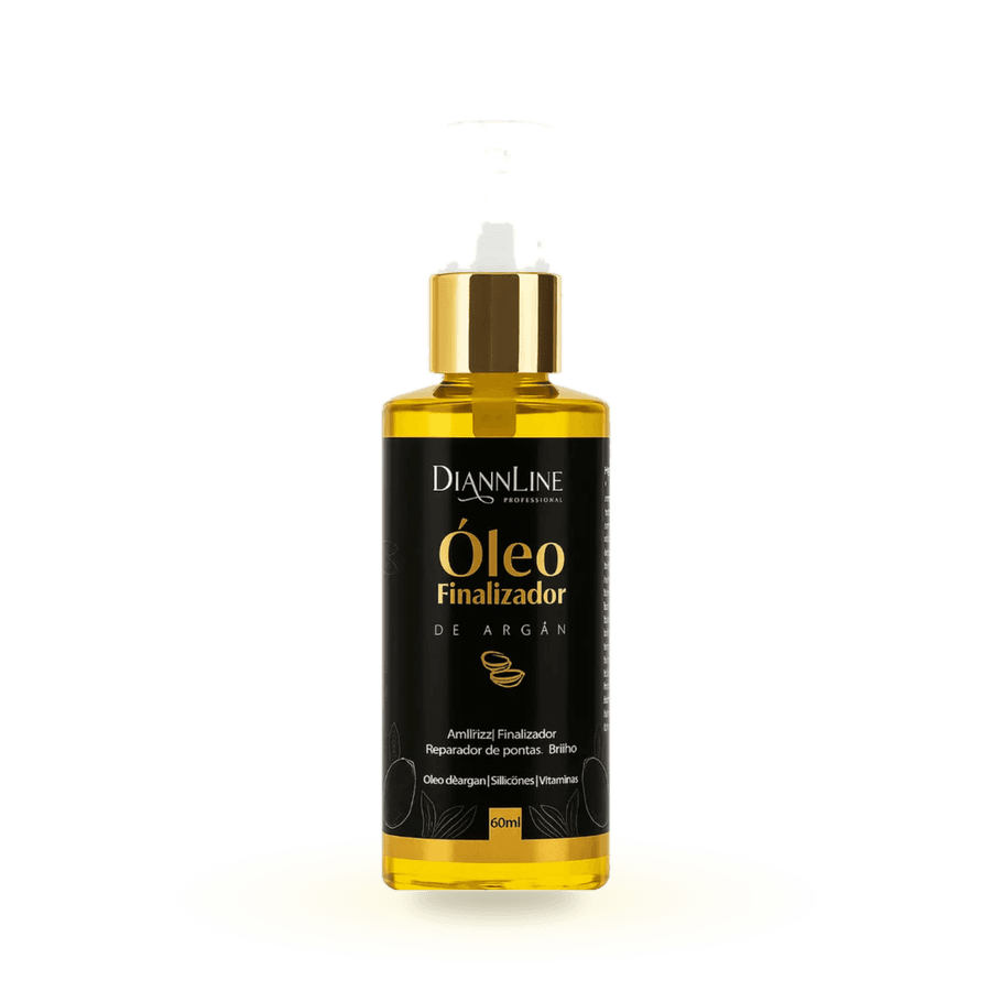 Óleo Capilar Argan Finalizador Reparador de Pontas Diannline Professional 60ml